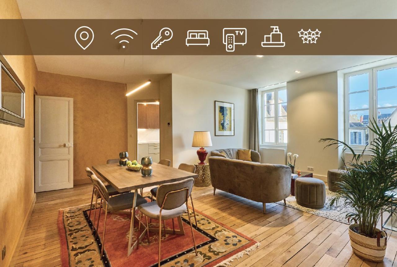 נבר Appartement Montagnon - Les Suites Du Palais - Classe 4 Etoiles, Parking Prive, Vue Cathedrale, 3 Chambres, Primo C0Nciergerie מראה חיצוני תמונה